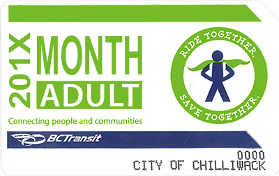Transit Monthly Pass - Adult $44.00